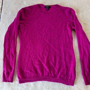 PURE CASHMERE raspberry sweater